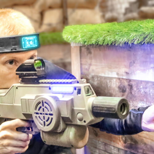 Laser Tag Player respawning using Utility Box at birthday party